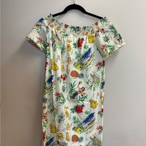 J. Crew Multicolor Smocked Dress